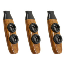 3X Kazoo con Diafragmas de Flauta Kazoo de Plástico Instrumentos Musicales Kazoo para Guitarra, Ukelele