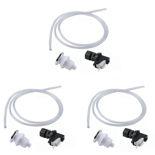 3X 16A Bath Tub Spa Waste Garbage Disposal Self-Lock Air  Push Button
