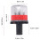 2X Boat Solar Powered LED Strobe Light PC Shell Reflective Waterproof  Beacon Warning Light Lamp Safety Strobe 7