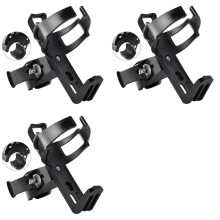 3X Adjustable Buckle Water Bottle Rack Mountain Bike Outdoor Riding Cup Holder Quick Release with Water Bottle Holder