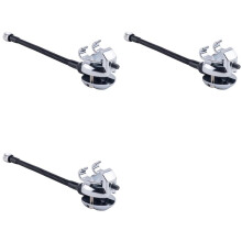 3X Drum Microphone Stand Pressing Ring Microphone Holder with Gooseneck Drum Accessories