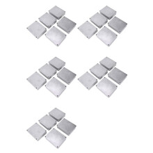 25 Pcs Guitar Effects Pedal Aluminum Stomp Box Enclosure for DIY Guitar Pedal Kit 1590BB