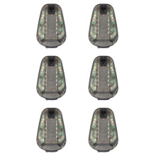 6X Casque Survie Gyrophare Lumière Stroboscopique pour Casque Sécurité de Survie Lampe de Poche IR Signal Lumineux Étanche avec Magic Tape D