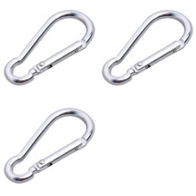 3X Aluminum Key Pendant Carabiner Hook Schaekel New