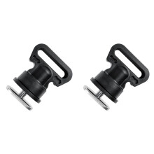 2X Tie Downs Parts for Kayak Track Mount, Track Mount Vertical Tie Downs for Securing Cooler,Kayak Accessories to Track