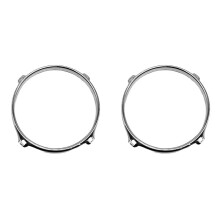 2X Drum Rim Alloy 6inch 4 Hole Drum Rim Snare Hoop Drum Hoop voor 6Inch Snare Drum Percussie Instrument Onderdelen Zilver