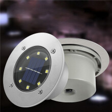 3X Solar Ground Lights Outdoor Solar Waterproof LED Light for Garden Yard Step and Walkway Cool White LED Solar Lights
