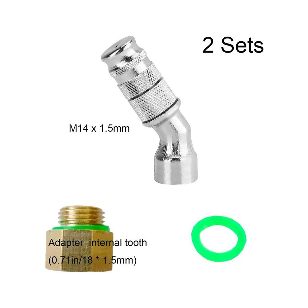 Adjustable Sprayer Nozzle Tips 4 Sets High Pressure Misting Spray Nozzle 1.5Mm Aperture 6032870181859