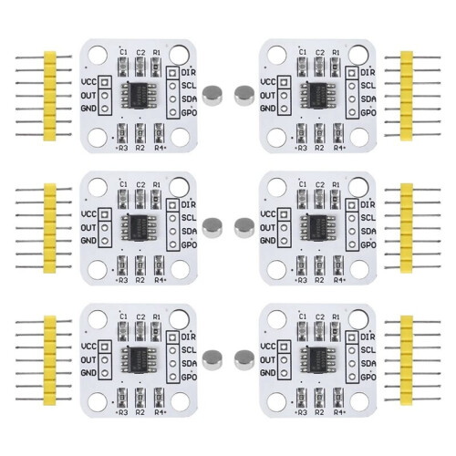 12x AS5600 Magnetischer Encoder Magnetisches Induktions-Winkelmesssensormodul 12bit Hohe Präzision mit Magnet 6set 1