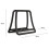 2X Adjustable Vertical Laptop Stand - Notebook & Tablet Holder Vertical Storage Rack Black 8