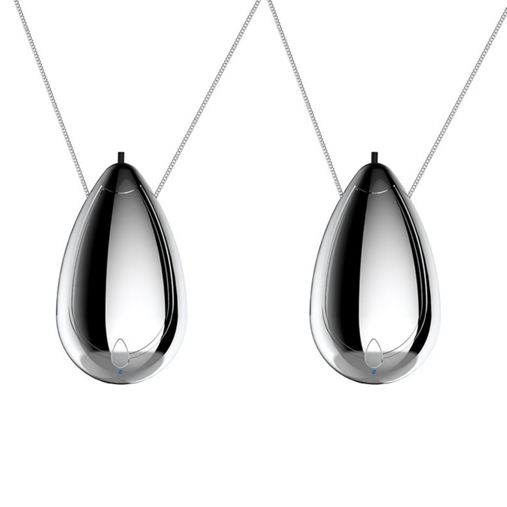 2X Portable Air Purifier Necklace  Wearable Air Freshner Personal Hanging Ionizer Negative Ion for Adults Kids