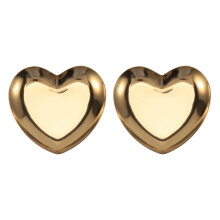 2X A Forma Di Cuore Gioielli Dose Piastra Vano Portaoggetti Disporre Fruit Tray Casa Oro