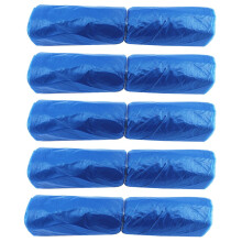 250Pcs Waterproof Disposable Long Shoe Covers Carpet Cleaning Overshoes Protective