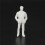 1:50 White Figures Architectural Model Human Scale HO Model Plastic Peoples,100 Pieces 9