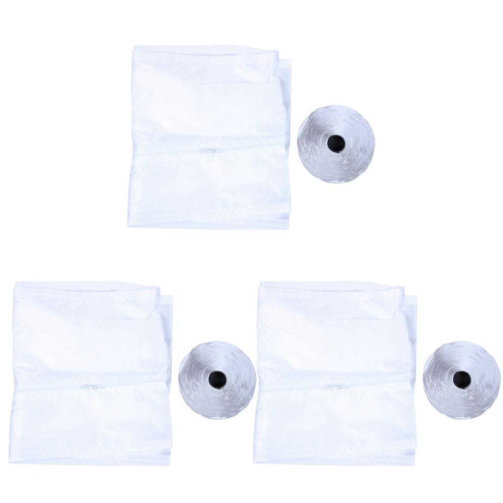 3X Airlock Window Seal For Portable Air Conditioner,400 Cm Flexible Cloth Sealing Plate Window Seal With Zip 4711998099506