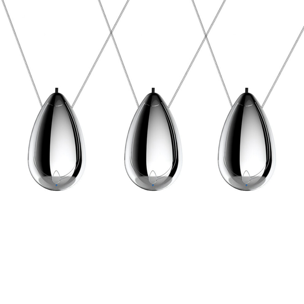 3X Portable Air Purifier Necklace  Wearable Air Freshner Personal Hanging Ionizer Negative Ion for Adults Kids