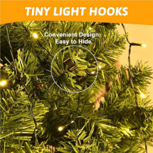 240pcs Outdoor Gutter Hooks,Reusable S Hooks,for Hanging Christmas Lights,Icicle Fairy Lights,Christmas Tree Decorations