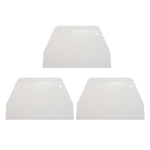 3X 19 cm x 12.5cm Raspador Espatula Herramienta de Decoracion Plano Plastico para Pastel