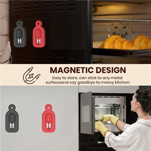 8x CreativeBread Scoring Tools Dough Bread Baking Prop Bread Surfaces Texture Cutting for Bakery Black+Red 2
