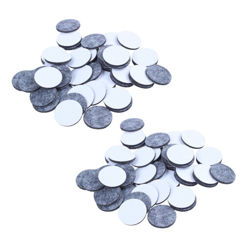 100 pz rotonda forma feltro tabelle Ottomani Grigio