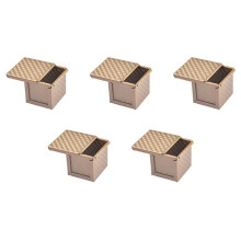 5X Square Loaf Pan with Lid Toast Mold Bread Pan Pullman Loaf Pan with Cover Non-Stick Water Toast Box