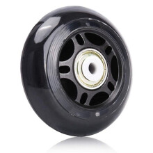12 Pièces Séries Patins à Roulettes Roue Non Clignotante Roue de Patin 70X24Mm Roulement Accessoires de Patin Antidérapant