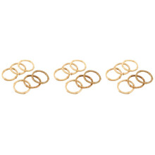 Handgemachte Bambus Servietten Ring Natürliche Rustikale Servietten Halter Natürliche Servietten Halter Ringe Tisch Dekoration, Set mit 18
