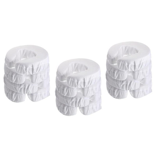24Pcs Face Cradle Covers for Massage Table Reusable Massage Table Rest Covers Oil Proof Headrest Cradle Sheets 1