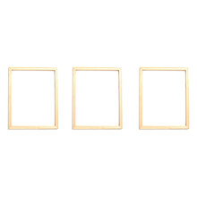 3X 40X50 CM Cadre en Bois DIY Cadres Photo Art Adapté à la DéCoration IntéRieure Peinture NuméRique