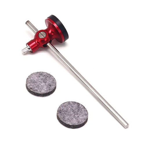 2X Verstelbare Basdrumpedaalklopper van Aluminiumlegering, Percussie-Instrumentaccessoires 1