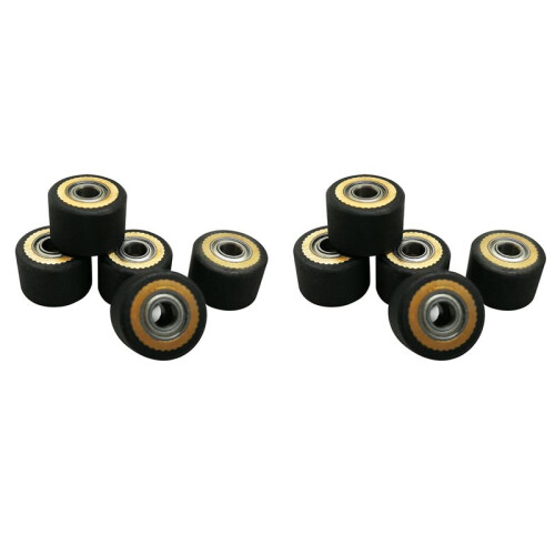 10pcs HQ Pinch Roller 4x11x16mm Plotter Cutter Roller for GCC Rabit Pcut Mimaki Graphtec Iolion Cutter Plotter