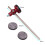 2X Verstelbare Basdrumpedaalklopper van Aluminiumlegering, Percussie-Instrumentaccessoires 6