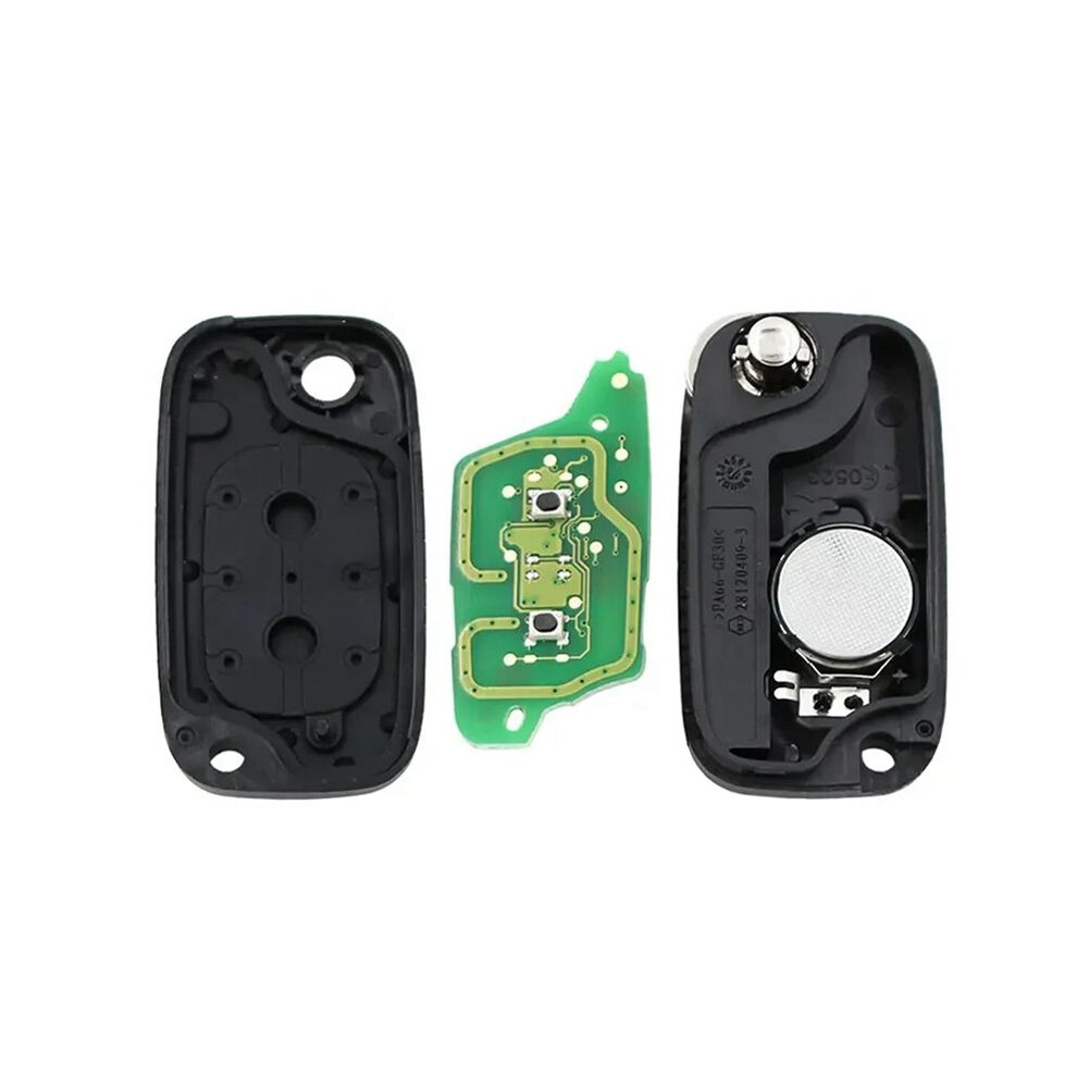 Car 2 Buttons Folding Flip Remote Key 433Mhz Id46 Pcf7961 Chip For Clio Twingo Kangoo Master Modus 6034112357510