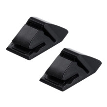 2X Multifunctional Card Ticket Holder Auto Car ID IC Clip Black Dashboard Door Adhesive Clips Car Styling