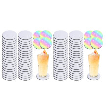 Runde Sublimation Leerer Untersetzer Sublimation Leerer Untersetzer Sublimation Wärme übertragung Untersetzer Heiß Gepresste Untersetzer 84 Stück