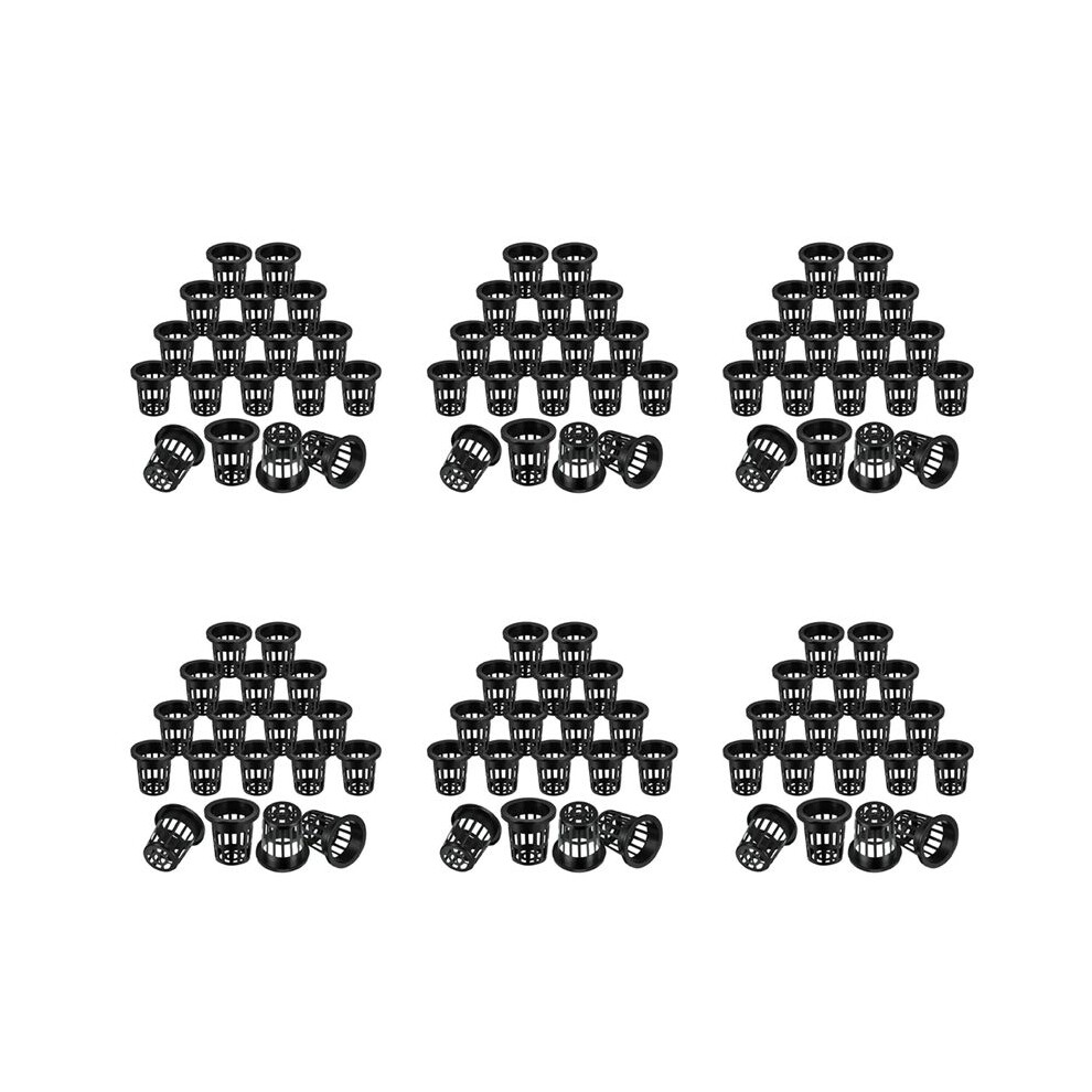 Semoic 600 Pack 2.36 Inch Net Cups Slotted Mesh Wide Lip Filter Plant Net Pot Bucket Basket For Hydroponics Aquaponics Orchids