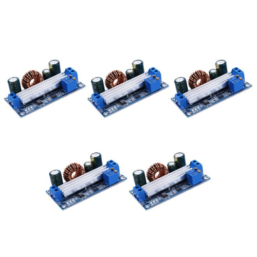 5X - Auto Buck Boost Voltage Converter Step Down/Step  Voltage Regulator Adjustable  5V-30V to 0.5-30V 12V Power 1