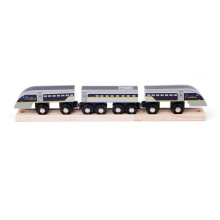 Eurostar E320 Trem de madeira BigJigs Toys - Garagem Estação Aeroporto Port House Building