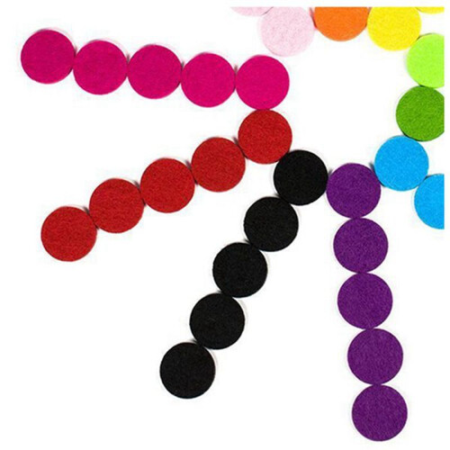 150 Pcs Replacement Pad 22mm Refill  for Essential Oil Diffuser Locket Necklace 2