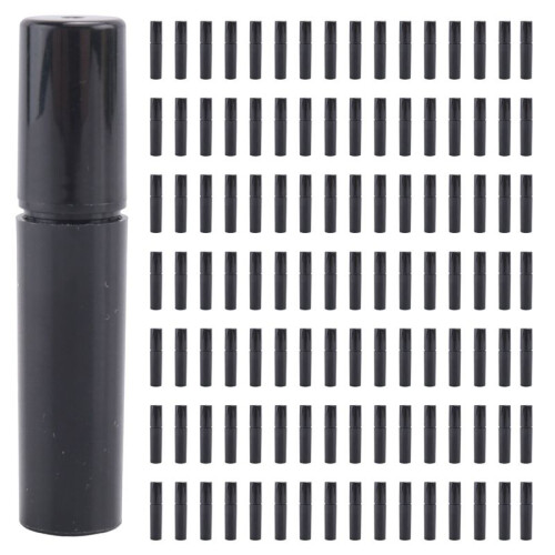300Pcs / Lot 2Ml Black Plastic Perfume Spray Bottle Sample Spray Sprayer Atomizer Perfume Bottle