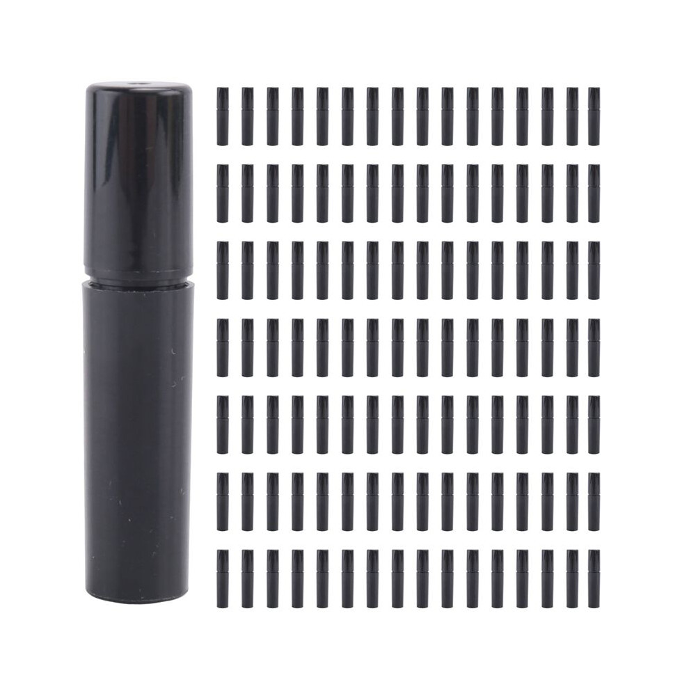 Black 300Pcs / Lot 2Ml Plastic Perfume Spray Bottle Sample Spray Sprayer Atomizer Perfume Bottle