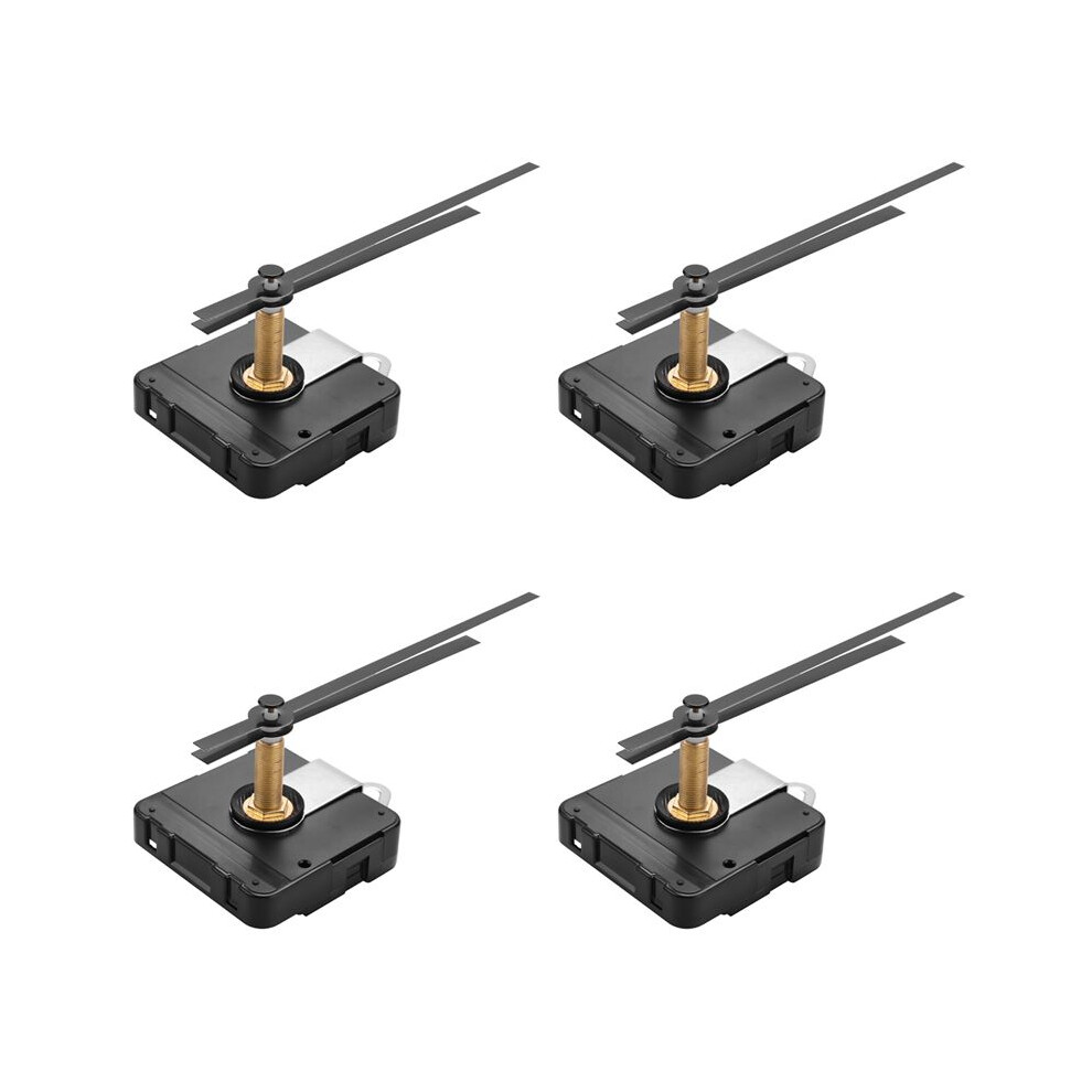 4Set 31 Mm Long Shaft Quartz Clock Movement Mechanism Diy Clock Repair Kit Clock Mechanism Replacement 4711324446097