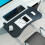 Clamp On Keyboard Tray with Foldable Desk Extender, Punch and SpaceSaving Ergonomic Design 1