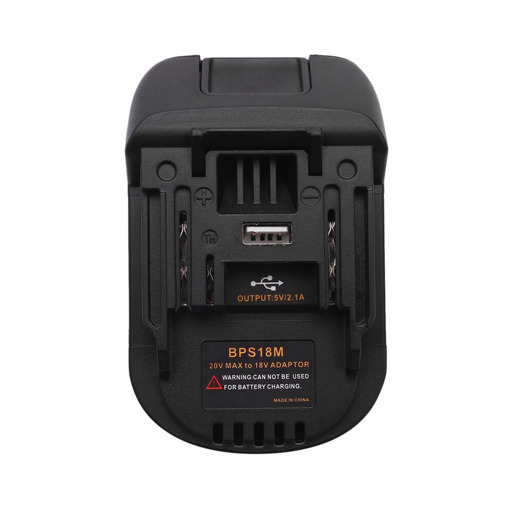 2X Bps18m Battery Adapter For 20V Lithium Cable 20V Lithium Battery For Bl1830 18V Battery 4712406332109