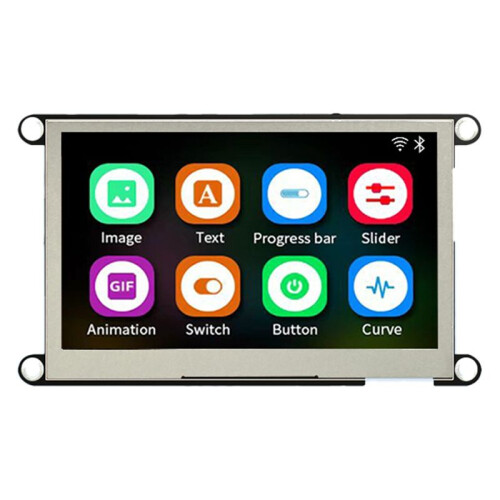 ESP32-S3 8M PSRAM 4M FLASH Módulo de Exibição LCD IPS 480x270 HD de 4,3 Polegadas WiFi  240Mhz LX6 MCU para  LVGL(A)