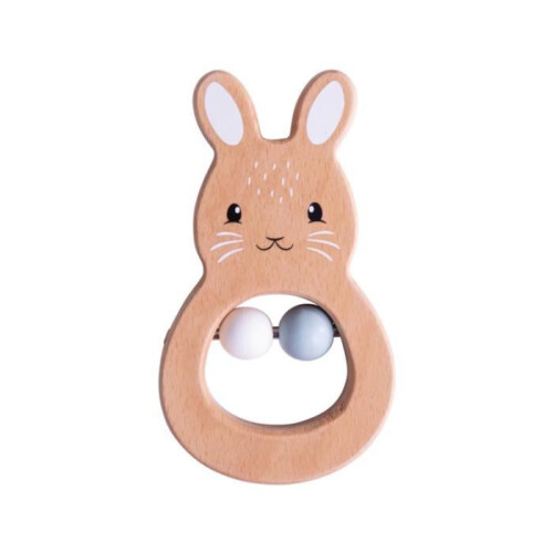 Bigjigs Rabbit Chocalho - FSC 100% (4)