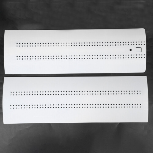 2X Home Adjustable Air Conditioner Cover Windshield Conditioning Baffle Shield Wind Guide Month Anti-Wind Shield New 1