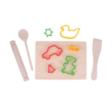 Conjunto de pastelaria - BIGJIGS - 10 peças - 6 cortadores de biscoitos - Conforme às normas de segurança europeias