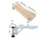 Clamp On Keyboard Tray with Foldable Desk Extender, Punch and SpaceSaving Ergonomic Design 2