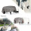 Motorcycle Windshield Grey Extension Adjustable Spoiler Deflector for      36X14cm 7